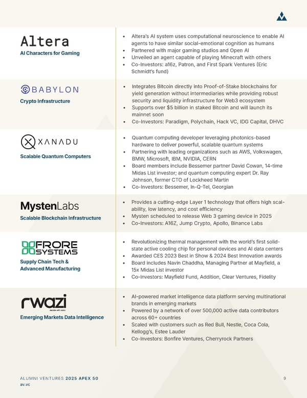 2025 Apex 50 - Page 9